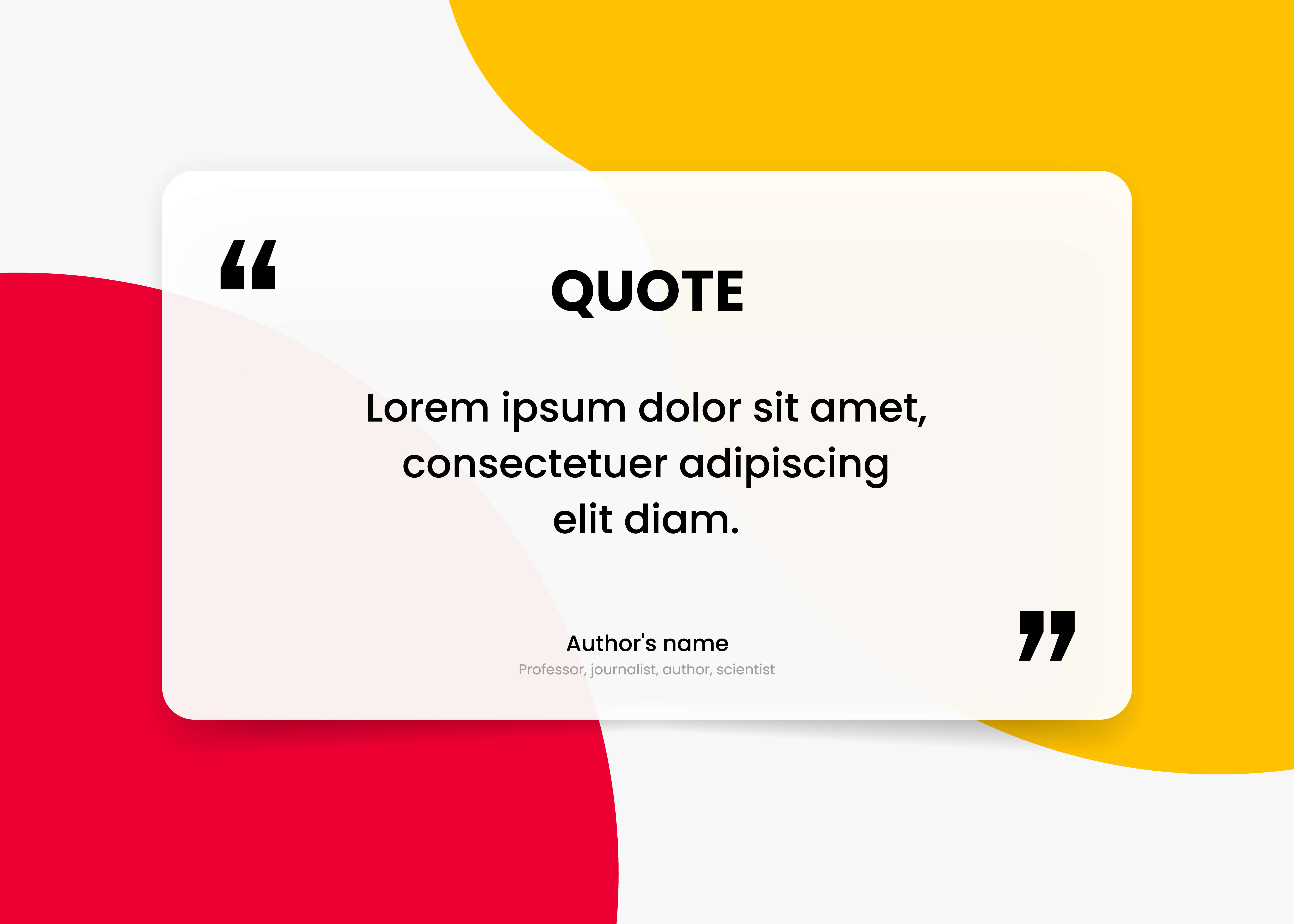 Quote Card Example