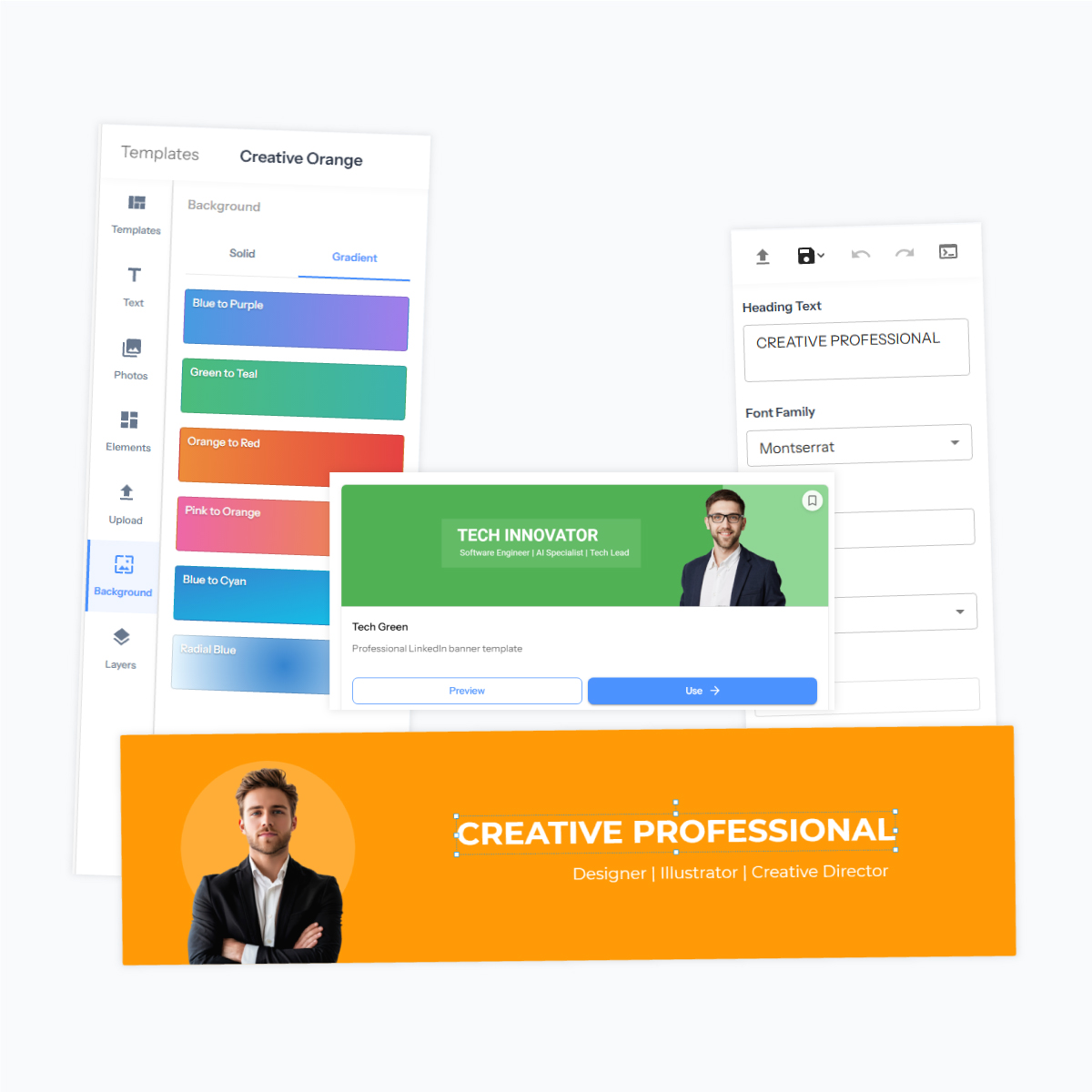 LinkedIn Banner Designer