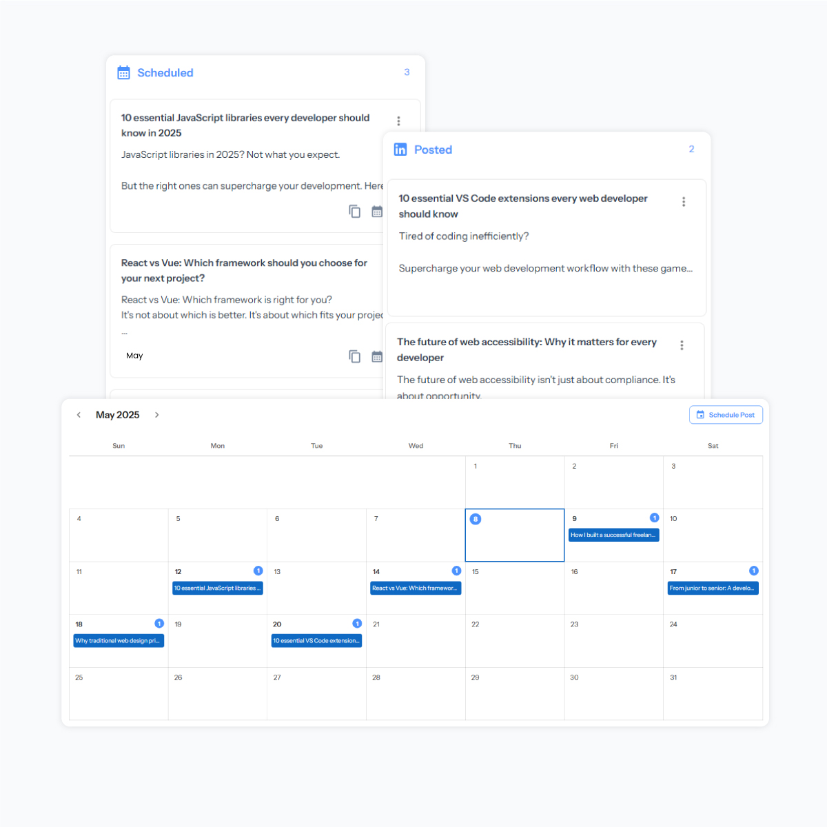 LinkedIn Content Calendar