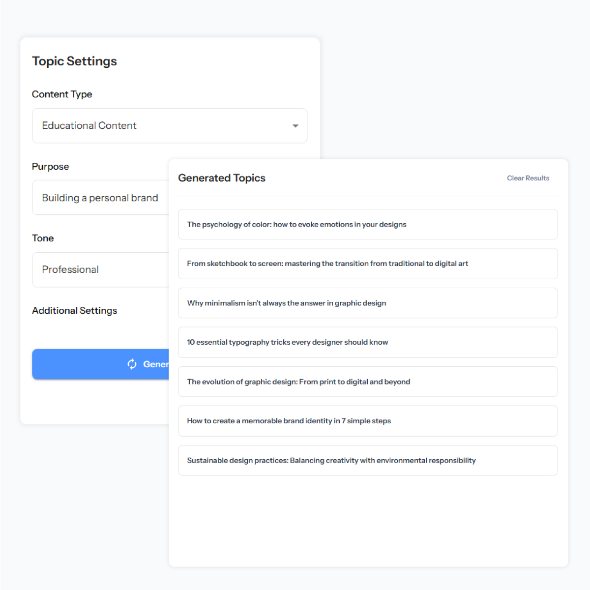 LinkedIn Topic Generator